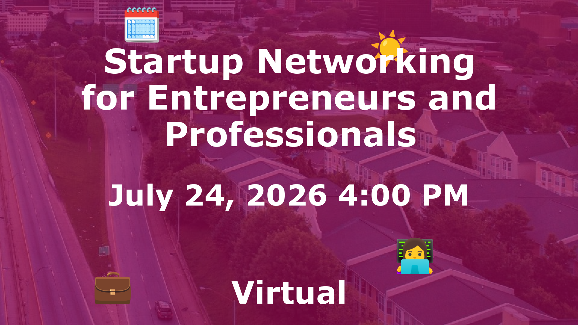 Startup Networking for Entrepreneurs and Professionals event image